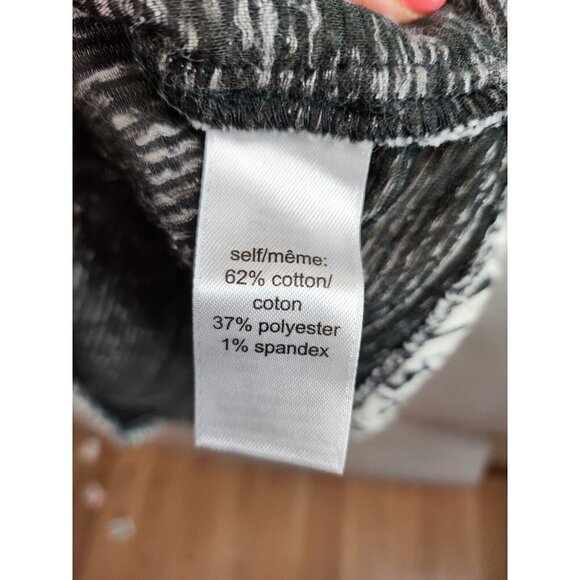 maurices Black White Jacquard Textured Tunic Mini Dress Plus Size 0X - Picture 6 of 8